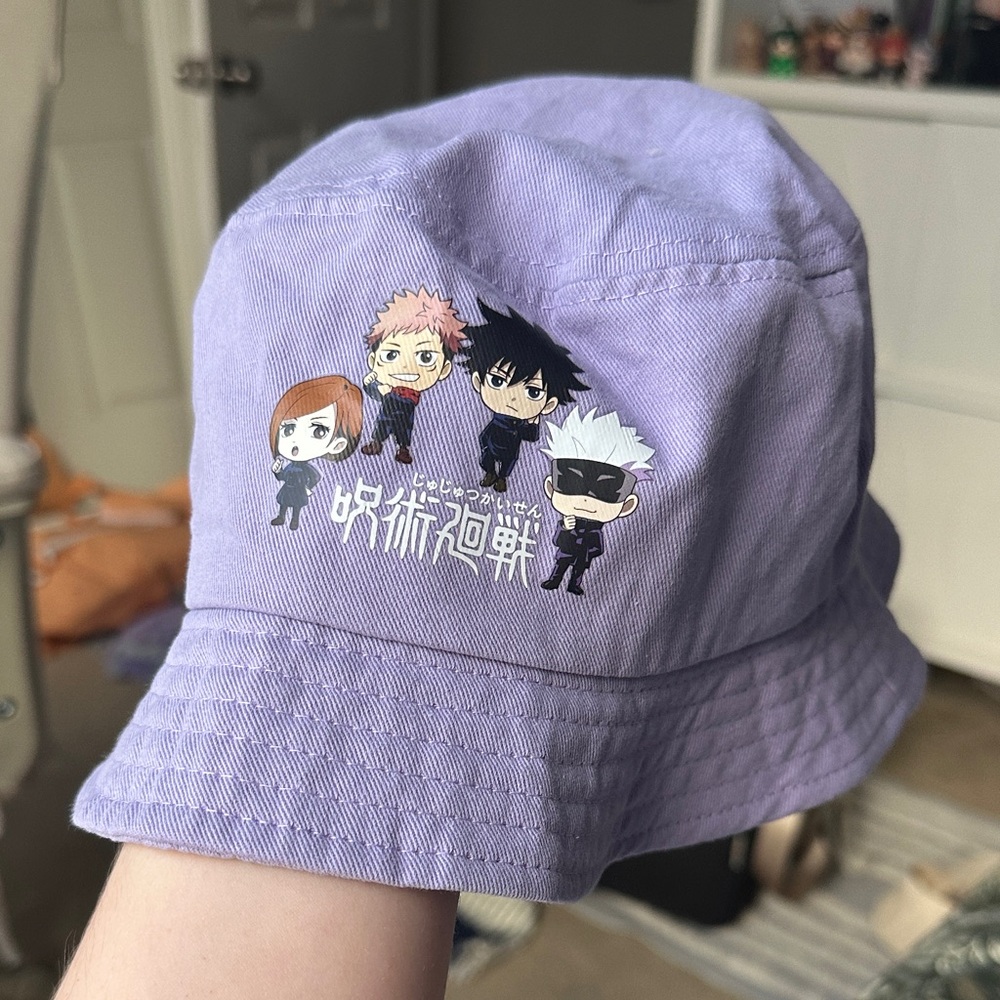Purple Anime Jujutsu Kaisen Bucket Hat